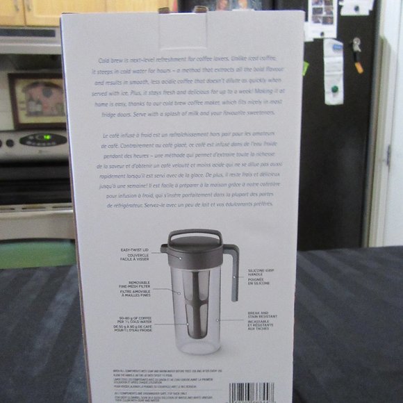 New Cold Brew Coffee Maker Infusion 8 Cup - Picture 5 of 5